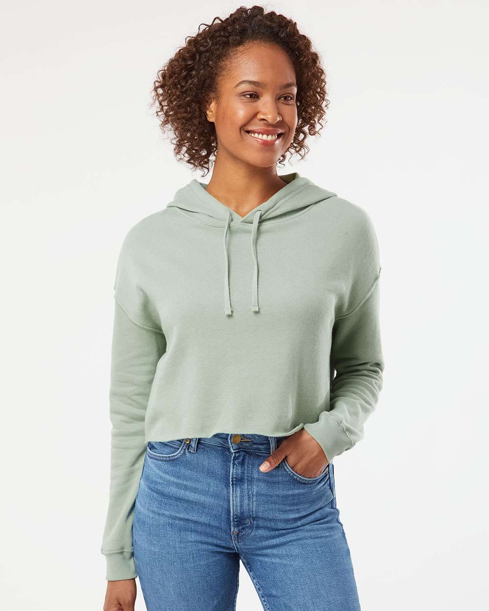 Female Hoodies 80/20 Cotton-Polyester 10.8 oz | Independent Trading Co. AFX64CRP - Image 8