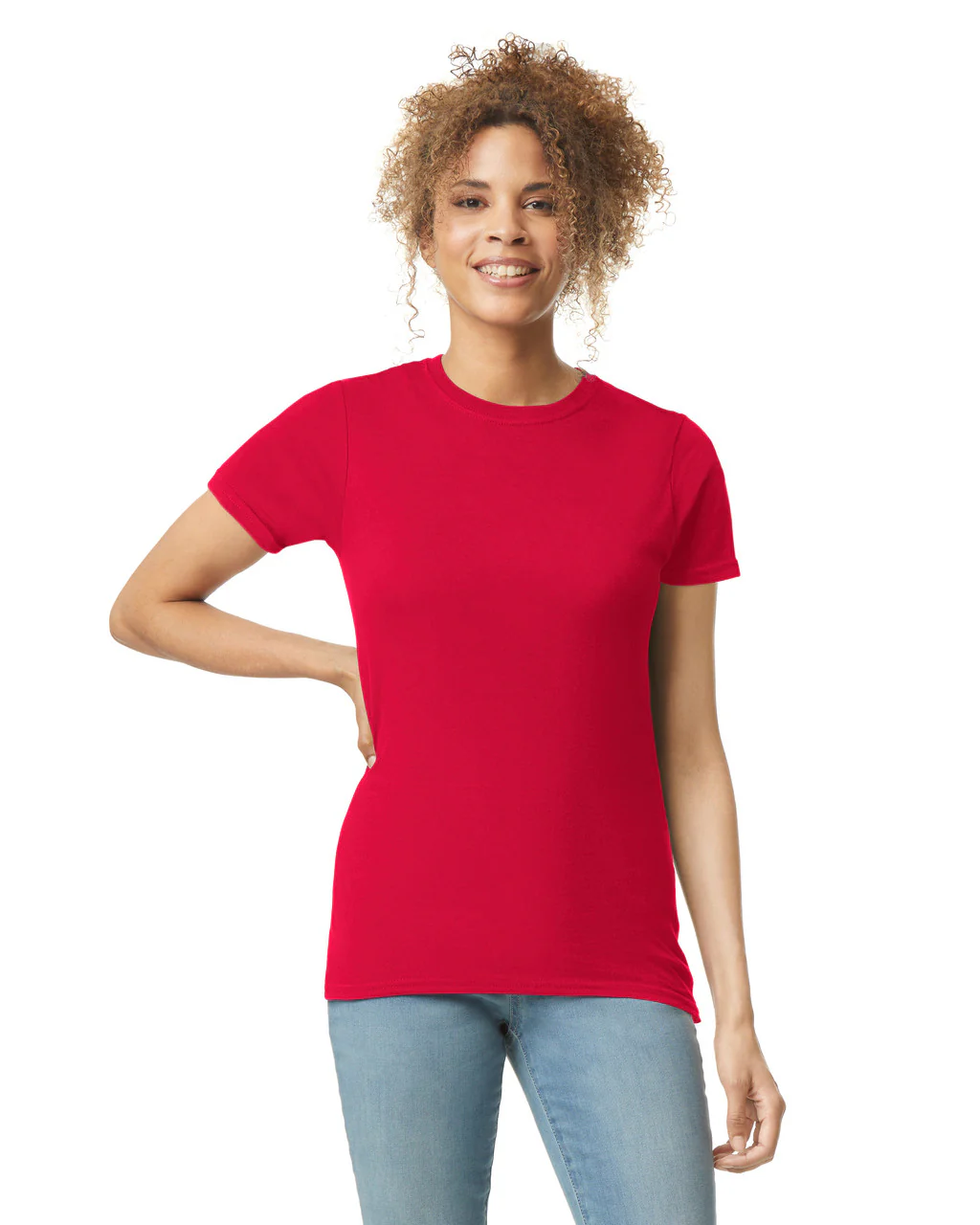 Female T-shirt Softstyle Cotton 7.5 oz | Gildan 64000L - Image 11