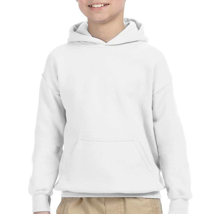 Kid Hoodies 50/50 Cotton-Polyester 13.5 oz | Gildan 18500B - Image 3