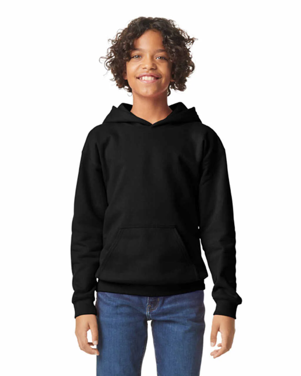 Kids Hoodies 80/20 Cotton-Polyester 14 oz | Gildan SF500B - Image 3