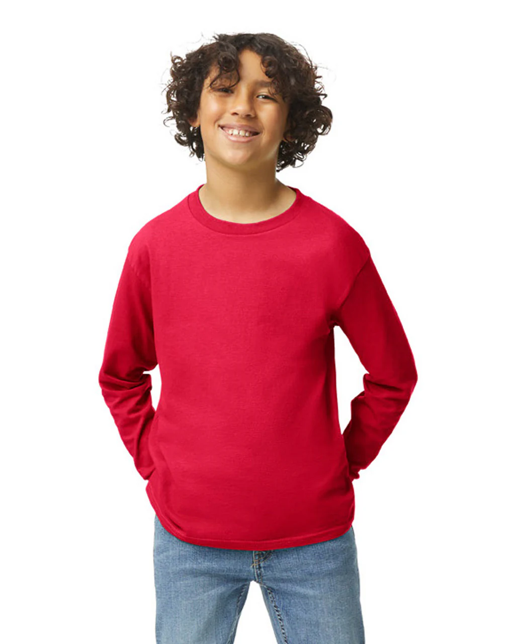 Kids Long Sleeve T-Shirt Midweight Cotton 8.8 oz | Gildan 5400B - Image 11