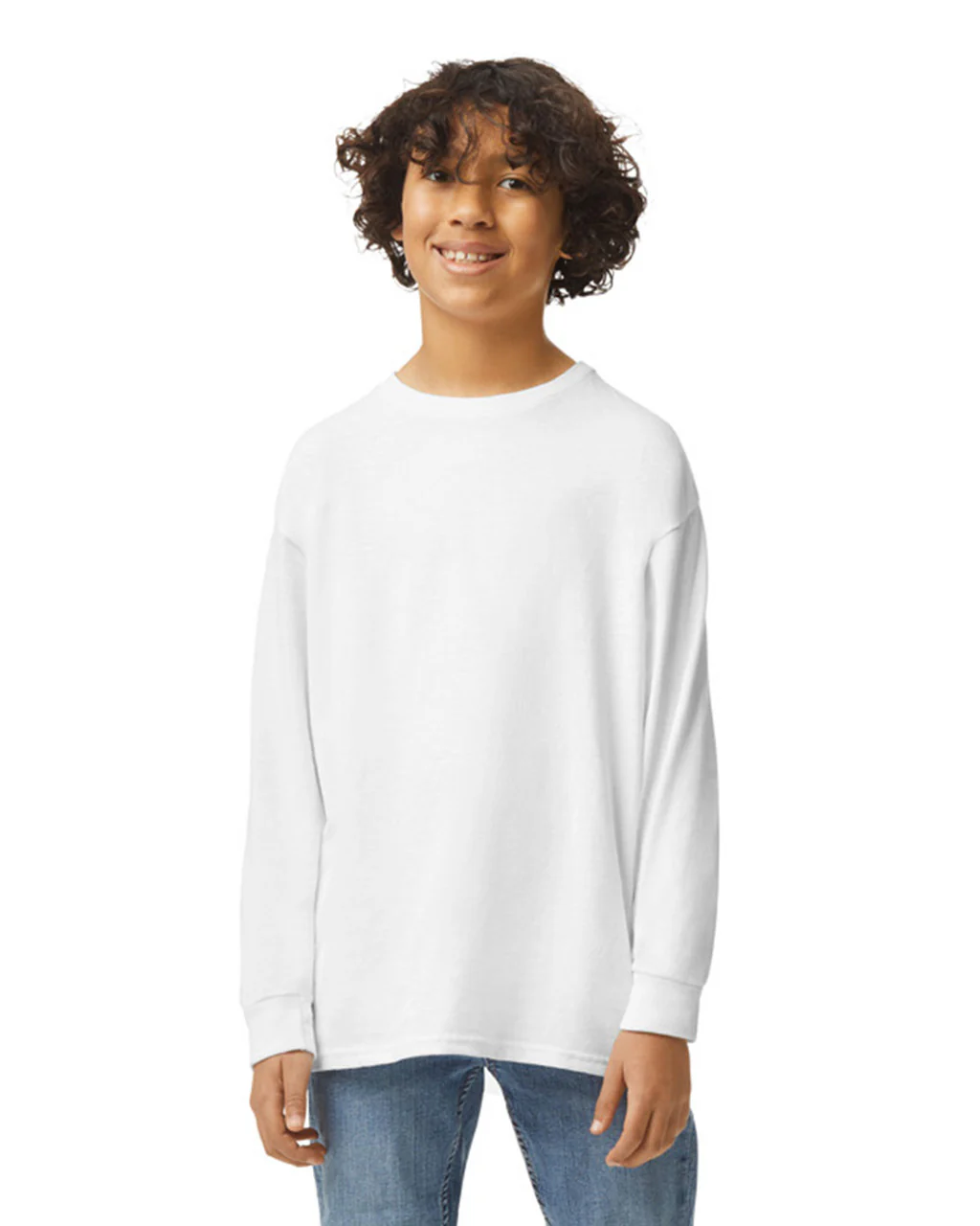 Kids Long Sleeve T-Shirt Midweight Cotton 8.8 oz | Gildan 5400B - Image 3