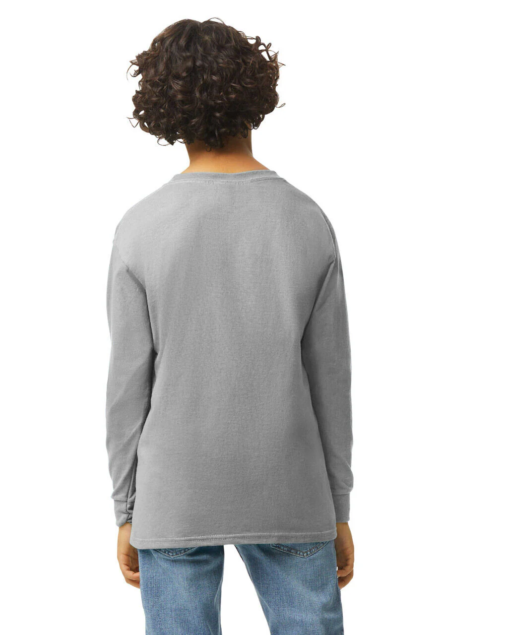 Kids Long Sleeve T-Shirt Midweight Cotton 8.8 oz | Gildan 5400B - Image 6