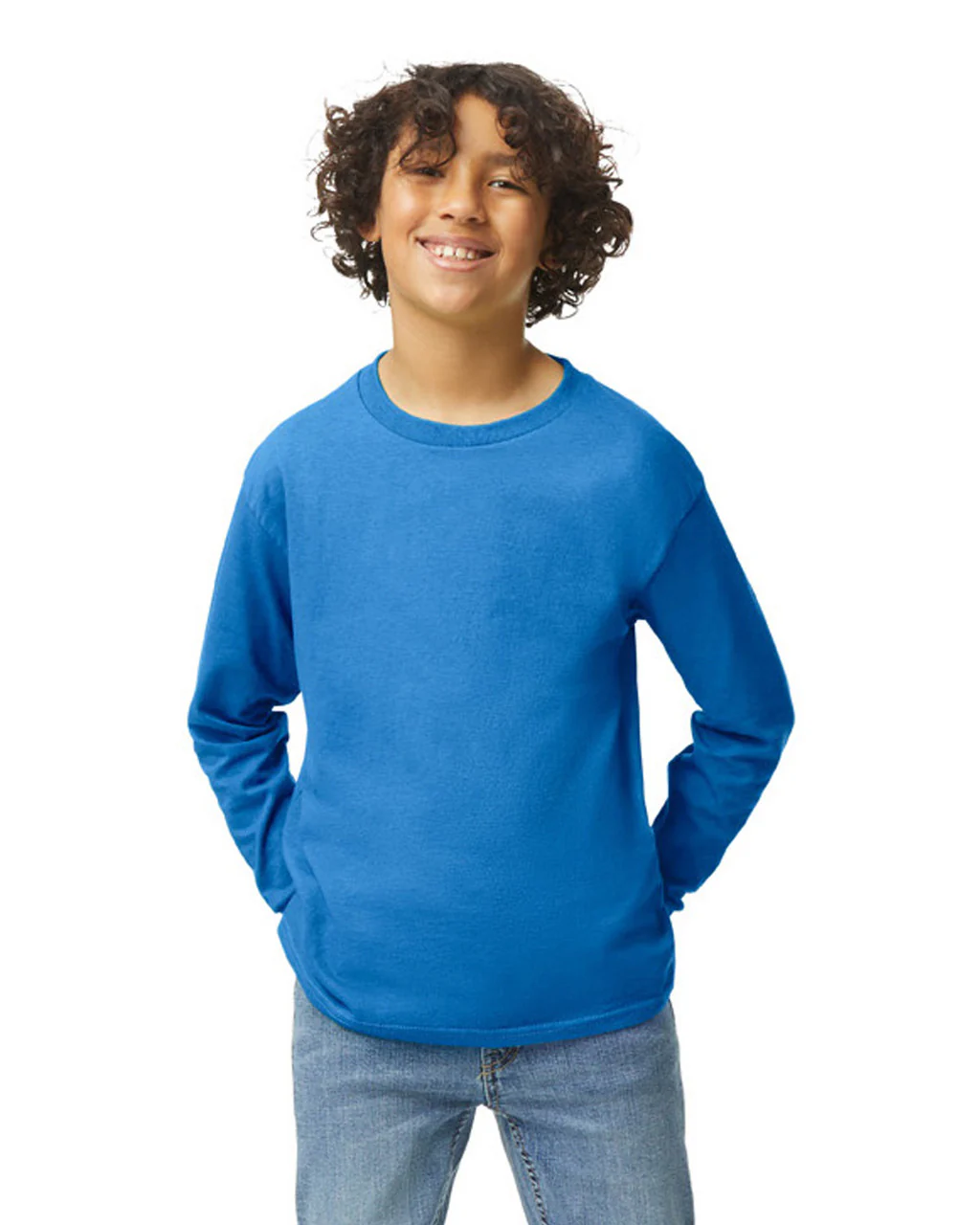 Kids Long Sleeve T-Shirt Midweight Cotton 8.8 oz | Gildan 5400B - Image 7