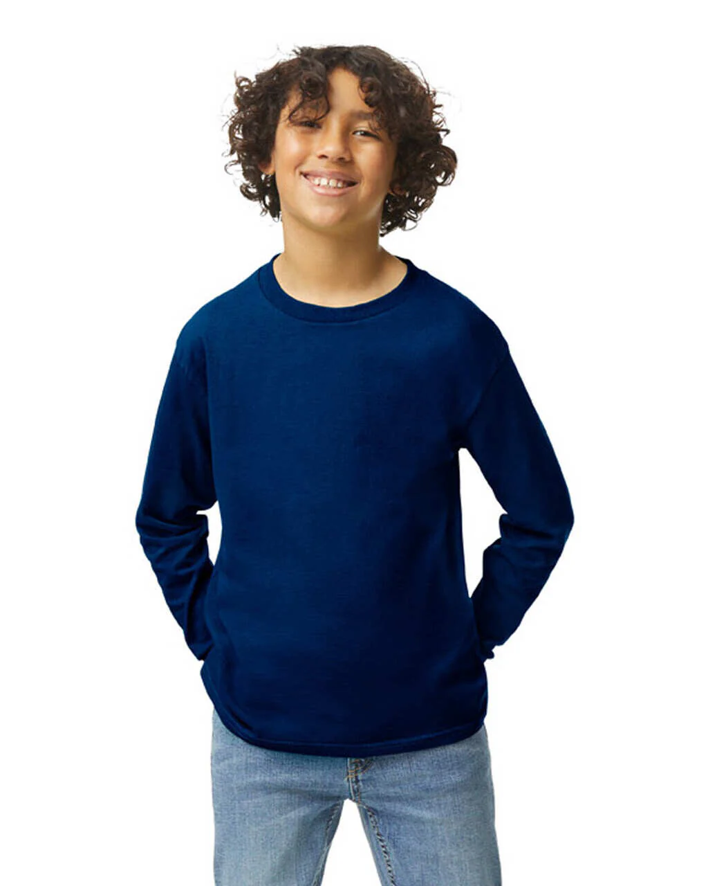 Kids Long Sleeve T-Shirt Midweight Cotton 8.8 oz | Gildan 5400B - Image 9