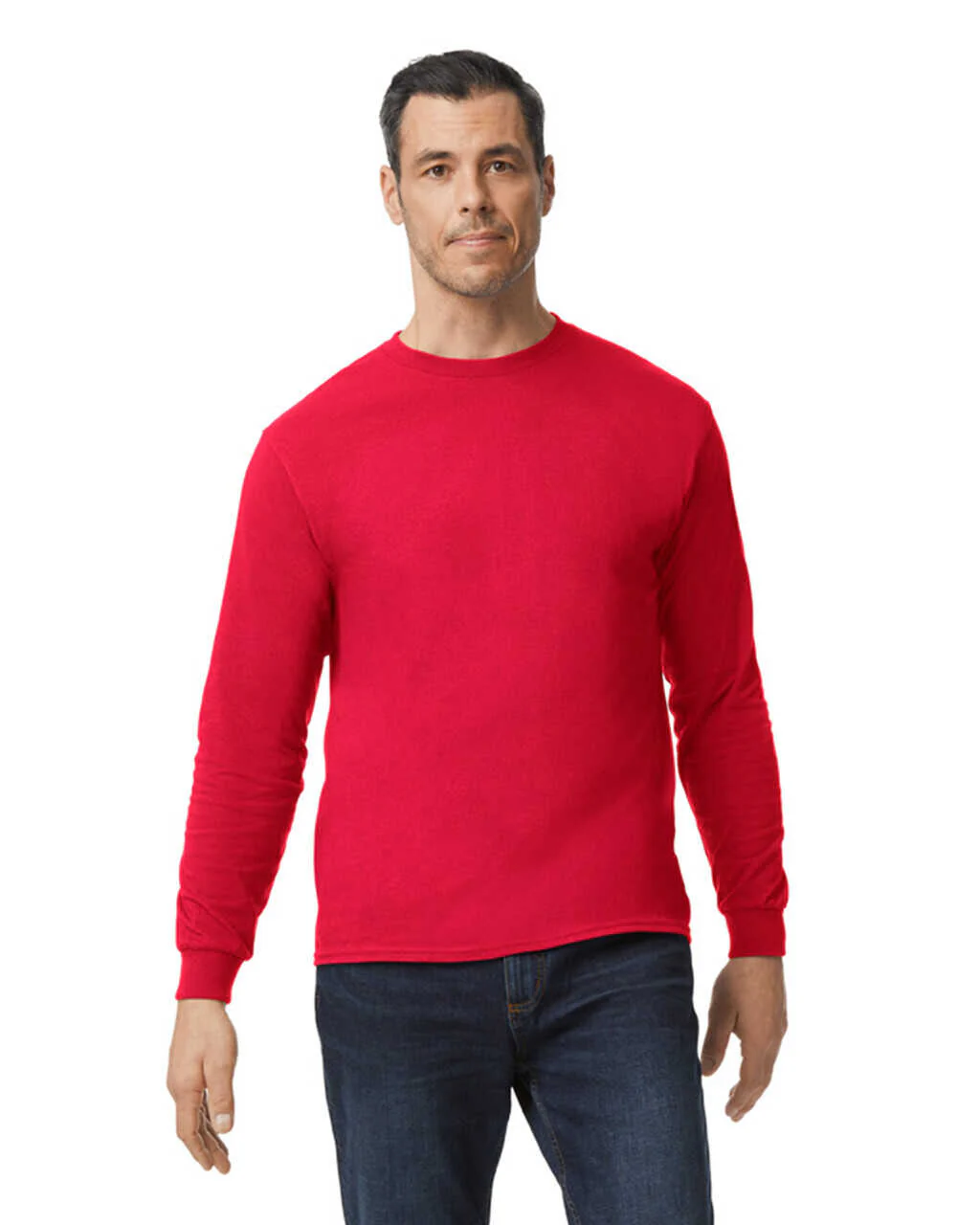 Long Sleeve T-shirt Midweight Cotton 8.8 oz | Gildan 5400 - Image 11