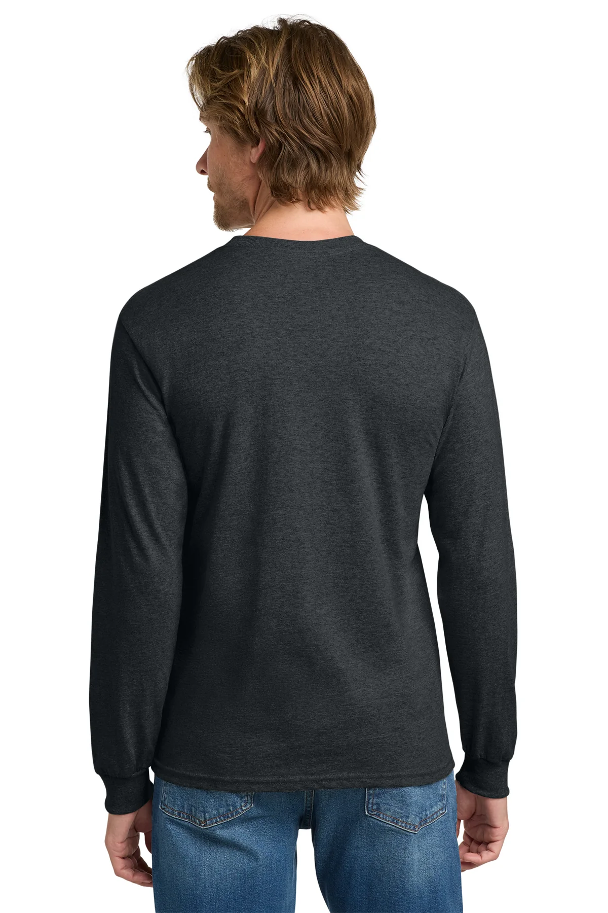 Long Sleeve T-shirt Midweight Cotton 8.8 oz | Gildan 5400 - Image 16