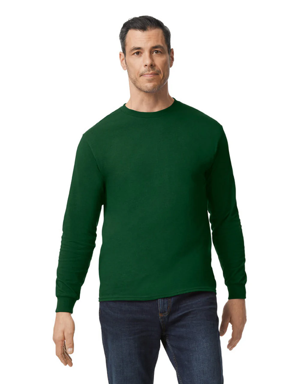 Long Sleeve T-shirt Midweight Cotton 8.8 oz | Gildan 5400 - Image 17