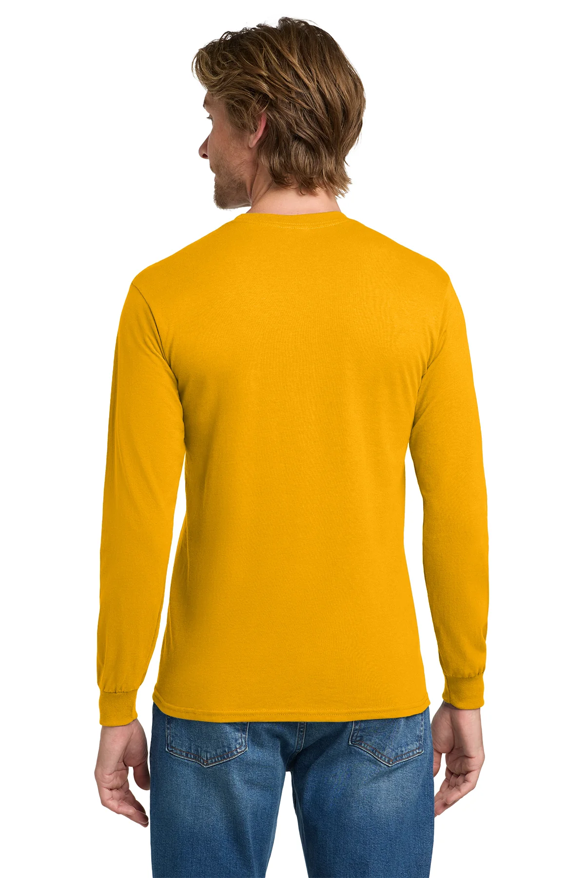 Long Sleeve T-shirt Midweight Cotton 8.8 oz | Gildan 5400 - Image 20