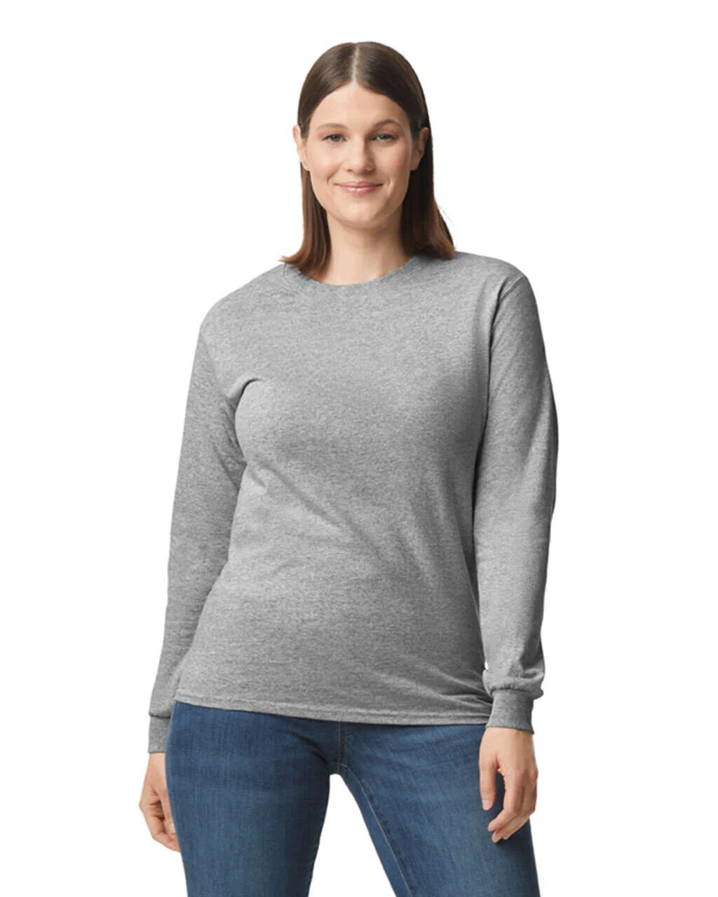 Long Sleeve T-shirt Midweight Cotton 8.8 oz | Gildan 5400 - Image 5