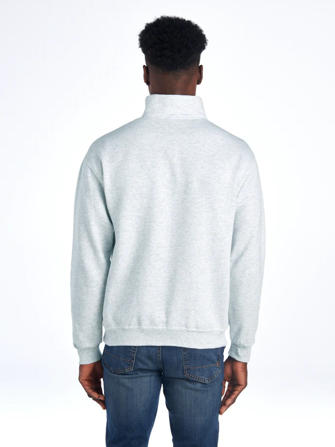 Quarter Zip Sweatshirt 50/50 Cotton-Polyester 13.3 oz | Jerzees 995MR - Image 10