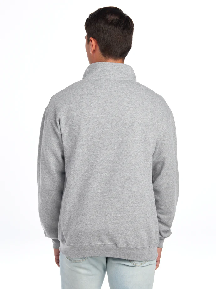 Quarter Zip Sweatshirt 50/50 Cotton-Polyester 13.3 oz | Jerzees 995MR - Image 16