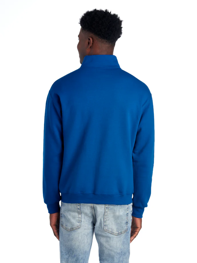 Quarter Zip Sweatshirt 50/50 Cotton-Polyester 13.3 oz | Jerzees 995MR - Image 18