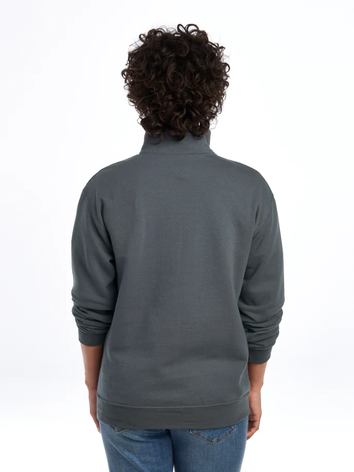 Quarter Zip Sweatshirt 50/50 Cotton-Polyester 13.3 oz | Jerzees 995MR - Image 19