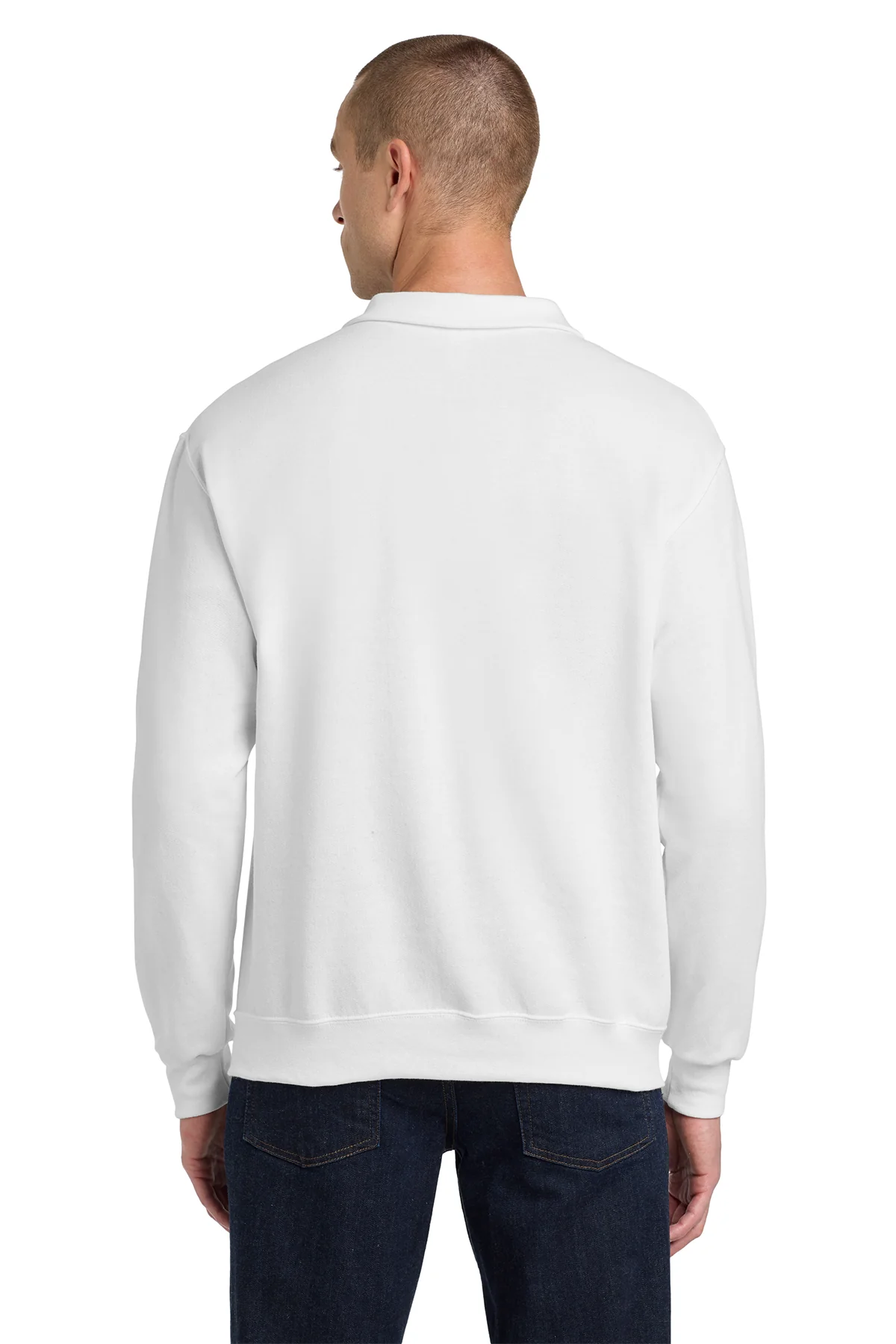 Quarter Zip Sweatshirt 50/50 Cotton-Polyester 13.3 oz | Jerzees 995MR - Image 4