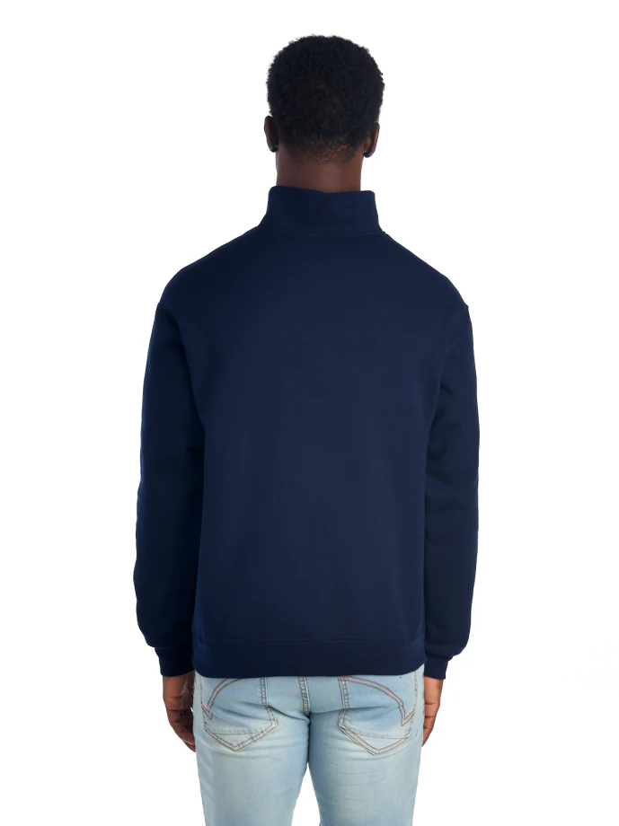 Quarter Zip Sweatshirt 50/50 Cotton-Polyester 13.3 oz | Jerzees 995MR - Image 6
