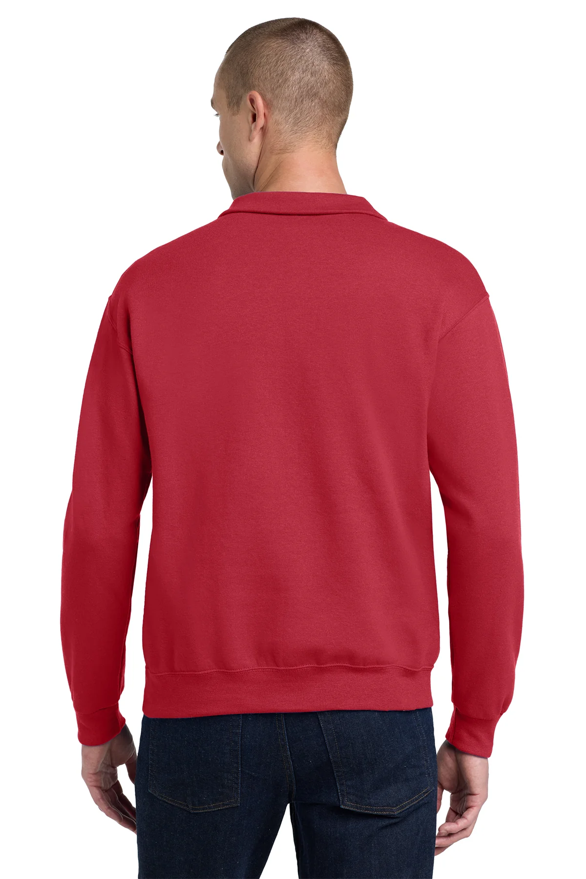 Quarter Zip Sweatshirt 50/50 Cotton-Polyester 13.3 oz | Jerzees 995MR - Image 8