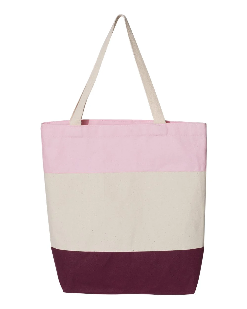 Blank Tri-Colour Tote Bags 11L | Q-Tees Q125900 - Image 4
