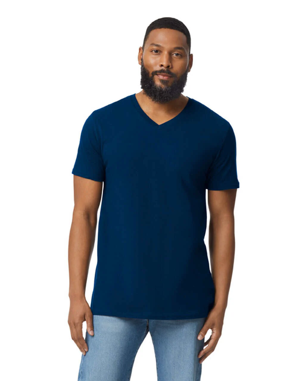 T-shirt V-neck Softstyle Cotton 7.5 oz | Gildan 64V00 - Image 11