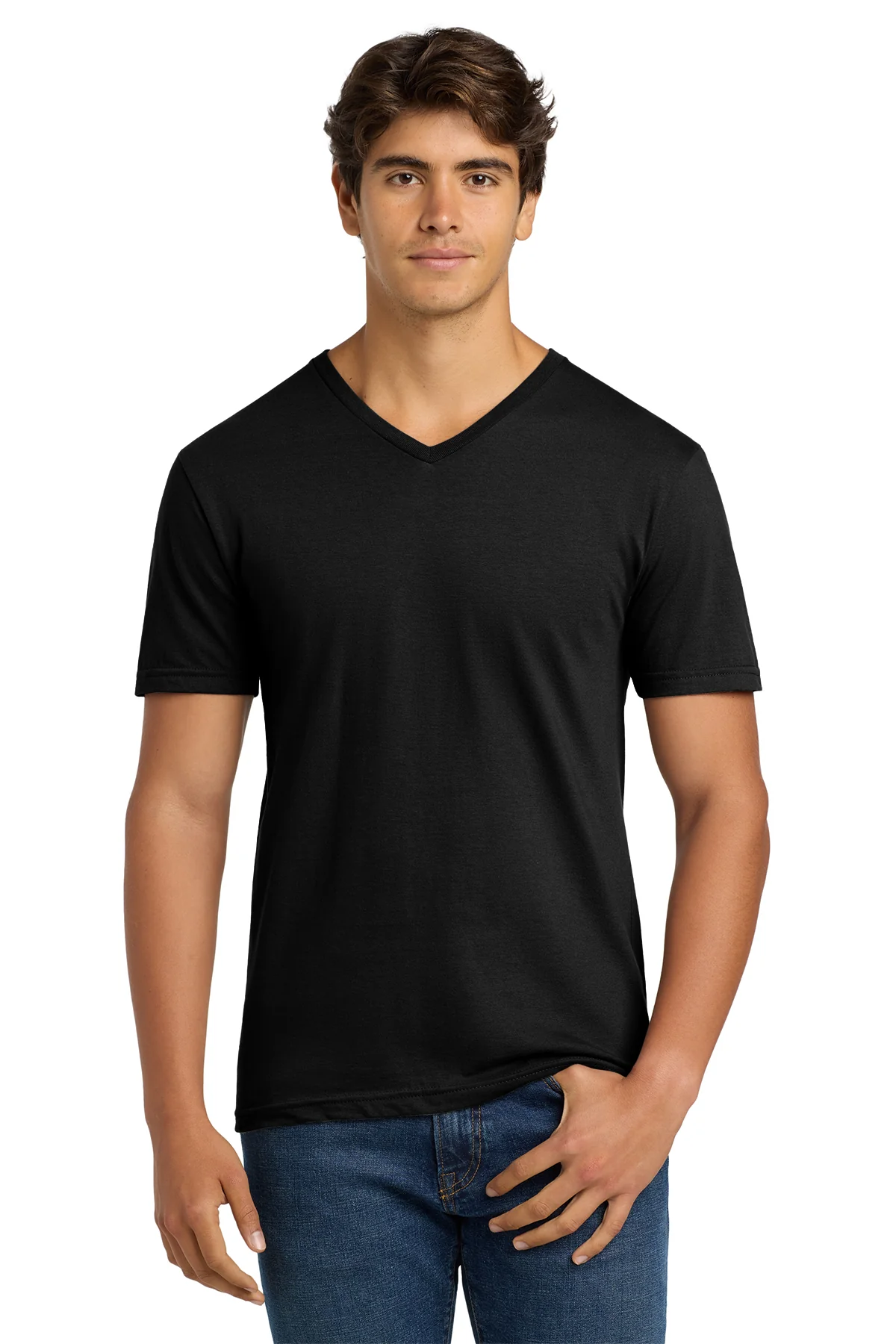 T-shirt V-neck Softstyle Cotton 7.5 oz | Gildan 64V00 - Image 5