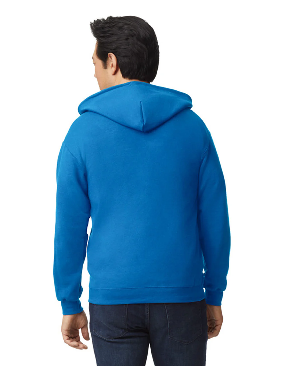 Zip-Up Hoodies 50/50 Cotton-Polyester 13.3 oz  | Gildan 18600 - Image 4