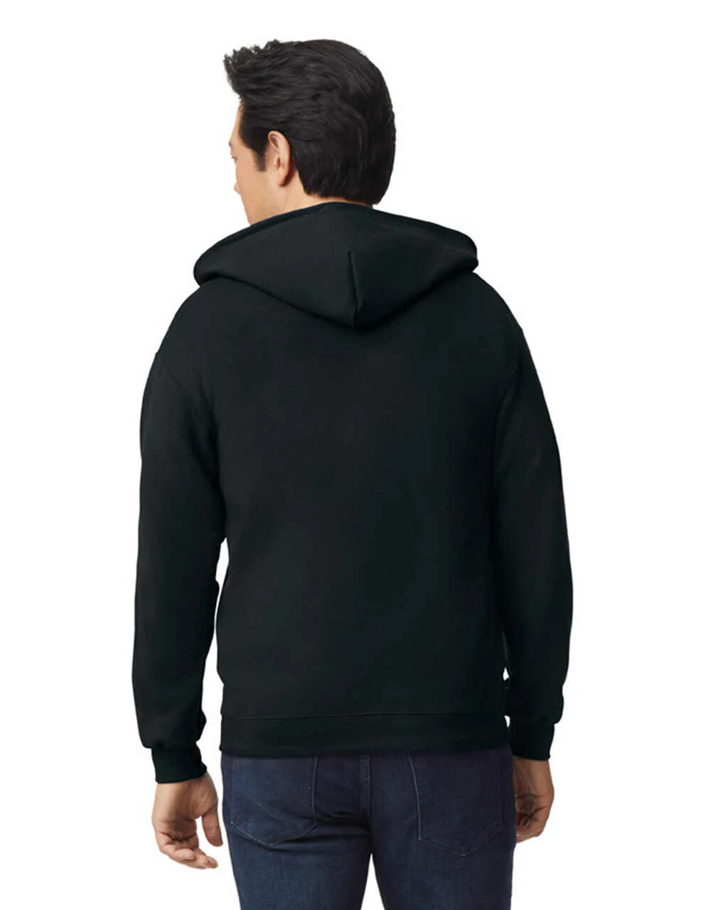Zip-Up Hoodies 50/50 Cotton-Polyester 13.3 oz  | Gildan 18600 - Image 6